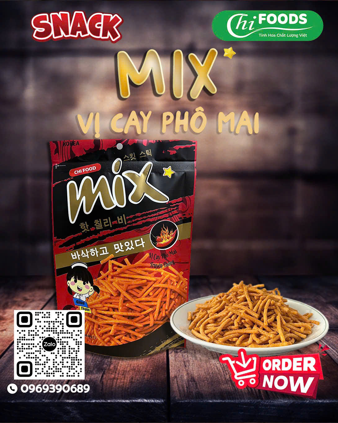 MIX vị Cây phô mai